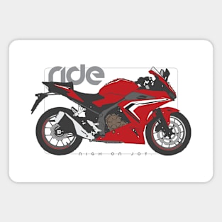 Ride cbr500r red Magnet